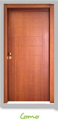 Picture πόρτα ασφαλείας CLP ξύλινη Como